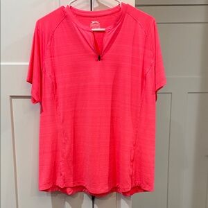 Slazenger Bright Pink Short Sleeve Golf Top